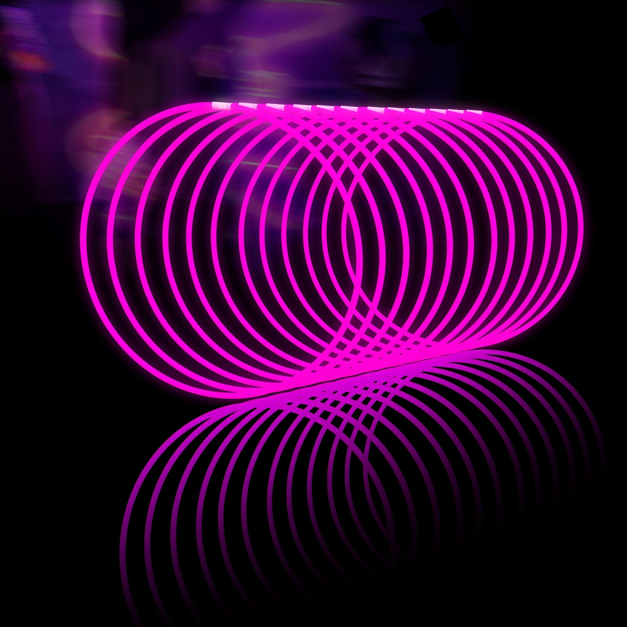 glow sticks bulk 100ct 22'' glow necklaces with connectors, for party festivals raves birthday wedding