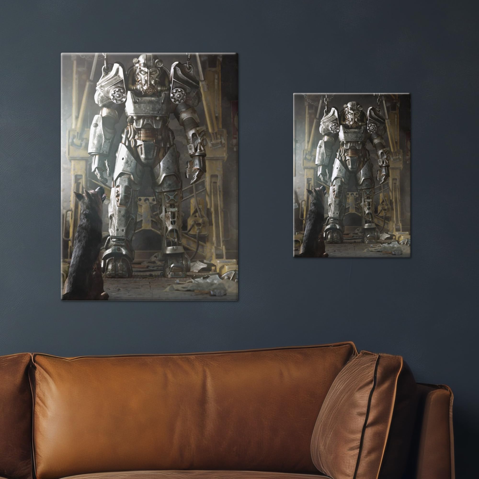 Displate - Poster In Metallo - Montato a Magnete - Fallout - Power Armor