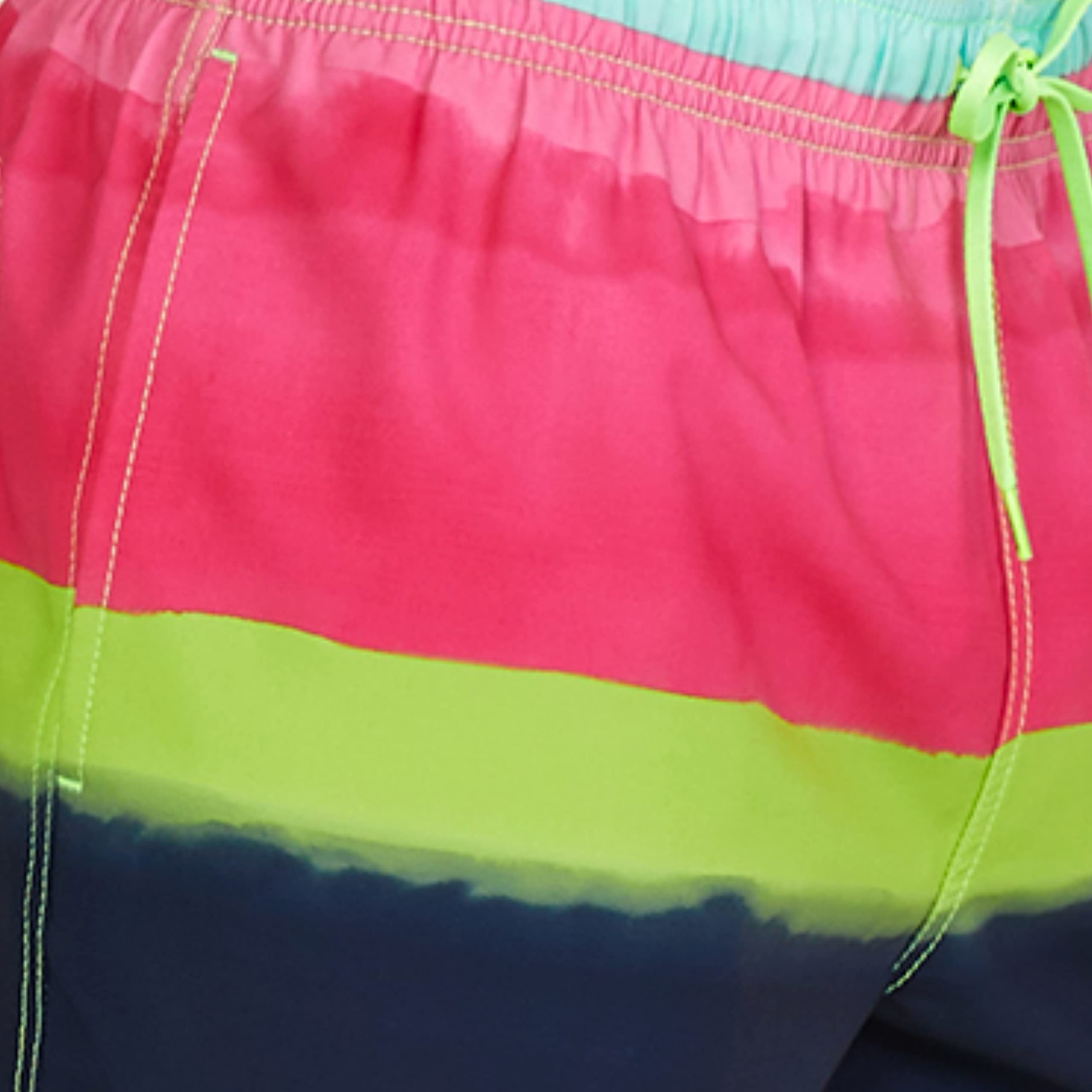 Speedo Redondo Corto A Rayas Bañadores Ajustados para Hombre