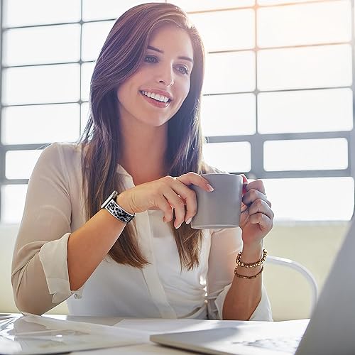 Miniatura 8 de Paquete de 15 bandas elásticas compatibles con correas Fitbit SenseSense 2Versa 3Versa 4 para mujeres y hombres, cómoda correa de repuesto de nailon