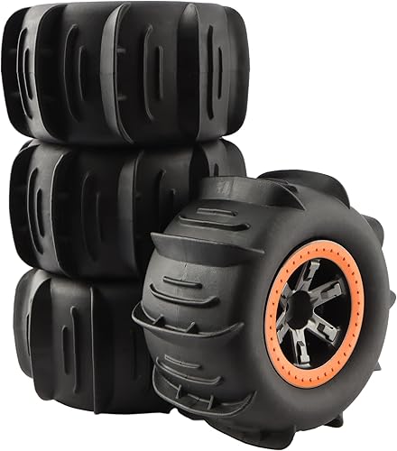 Miniatura 3 de Llantas de paleta RC LG-ZJ02 25-ZJ02 para alta velocidad 9125 X07 X08 X17 9155 9156 RC Cars 9201E 9205E 9206E 200E 201E RZ001G-A 104009 RC Trucks (4