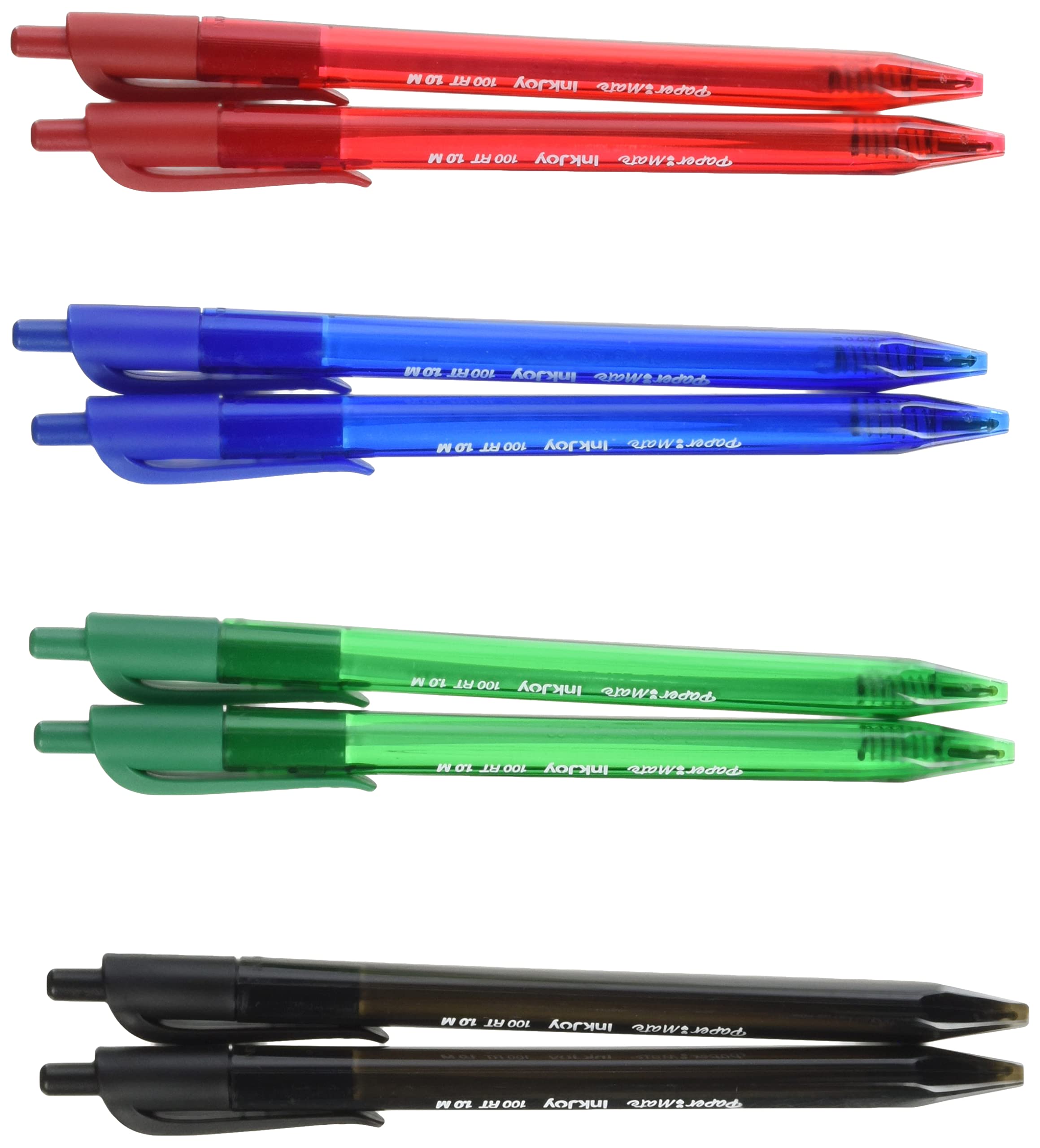 PaperMate InkJoy Kugelschreiber 8er-Pack – Größe M, Lebendige Blaue Tinte, 1,0 Mm Spitze (12 Stück)