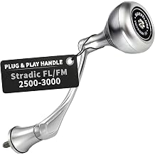 Power Handle Compatible for Shimano Stradic FL FM, Stella, Vanford, Vanquish, Twin Power, Ultegra, Sustain, Nasci FC FD 1000-5000 Spinning Reels