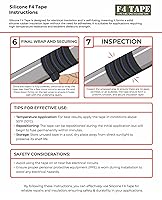 Vista 9 de Cinta adhesiva F4, Negro