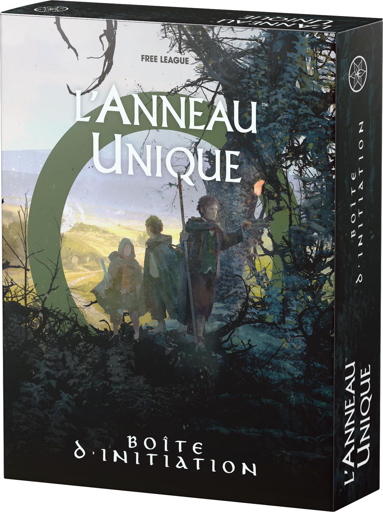 Asmodee Edge Entertainment El Anillo Único JDR: La Caja de Iniciación - Juegos de Mesa - Juegos de rol a Partir de 14 años - 2 a 6 Jugadores - Versión Francesa