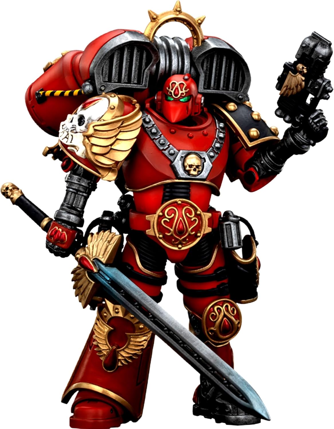 JOYTOY Knight Paladin Warhammer 40K 1/18 Action Figures lmperial Knights House Terryn Knight Paladin Collectible Model 21.1Inch