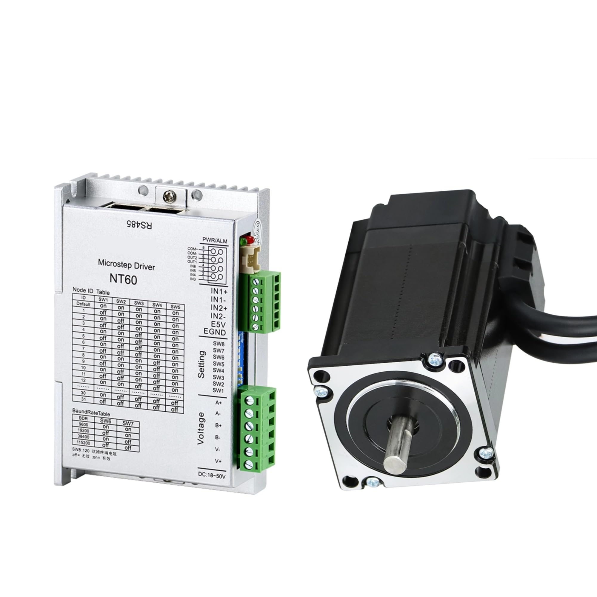 Moteur pas à pas boucle fermée NT60 servomoteur RS485 IO Pulse