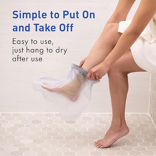 Miniatura 25 de TKWC Inc - Cubierta de fundición de pierna a prueba de agua para ducha - #5738 - Protector de pie hermético