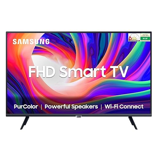 Samsung 108 cm (43 inches) Full HD Smart LED TV UA43T5450AKXXL (Black)