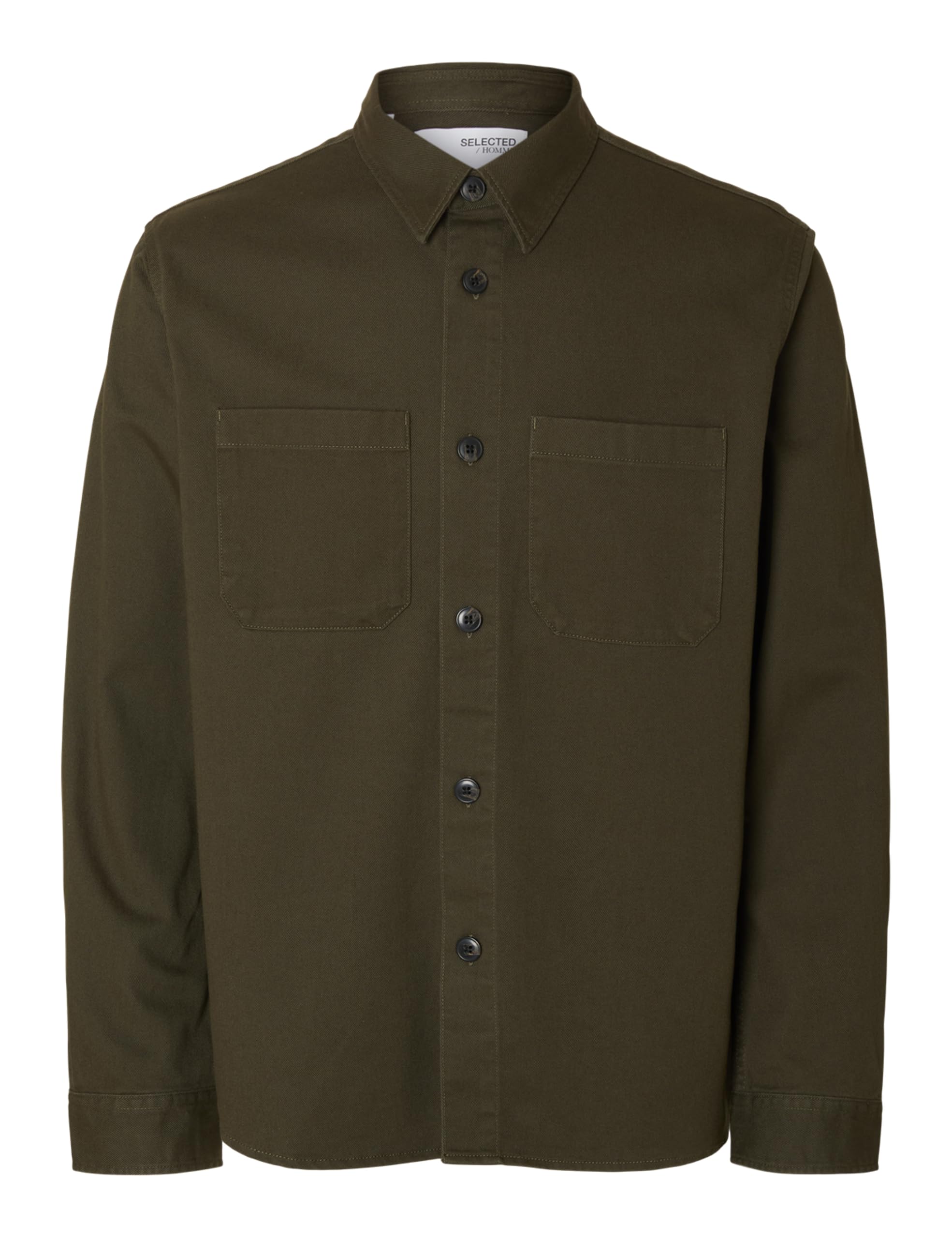 SELECTED HOMME Male Overshirt Regular Fit Twill