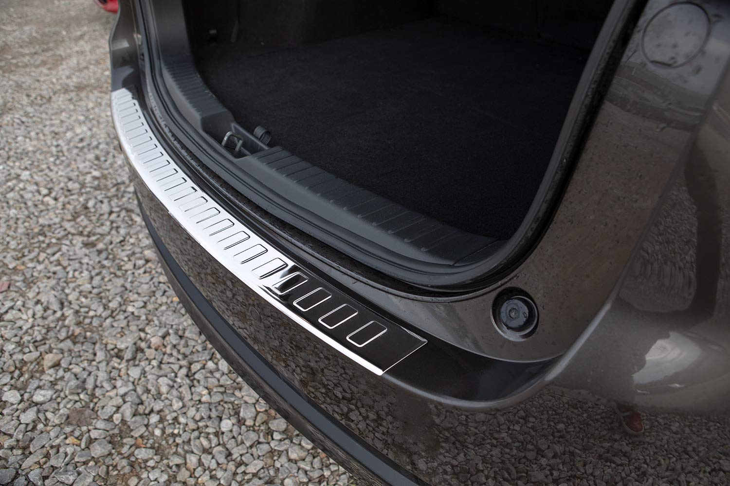 tuning-art L243 Roestvrijstalen Achterbumperprotector Zwart voor Mazda CX-5