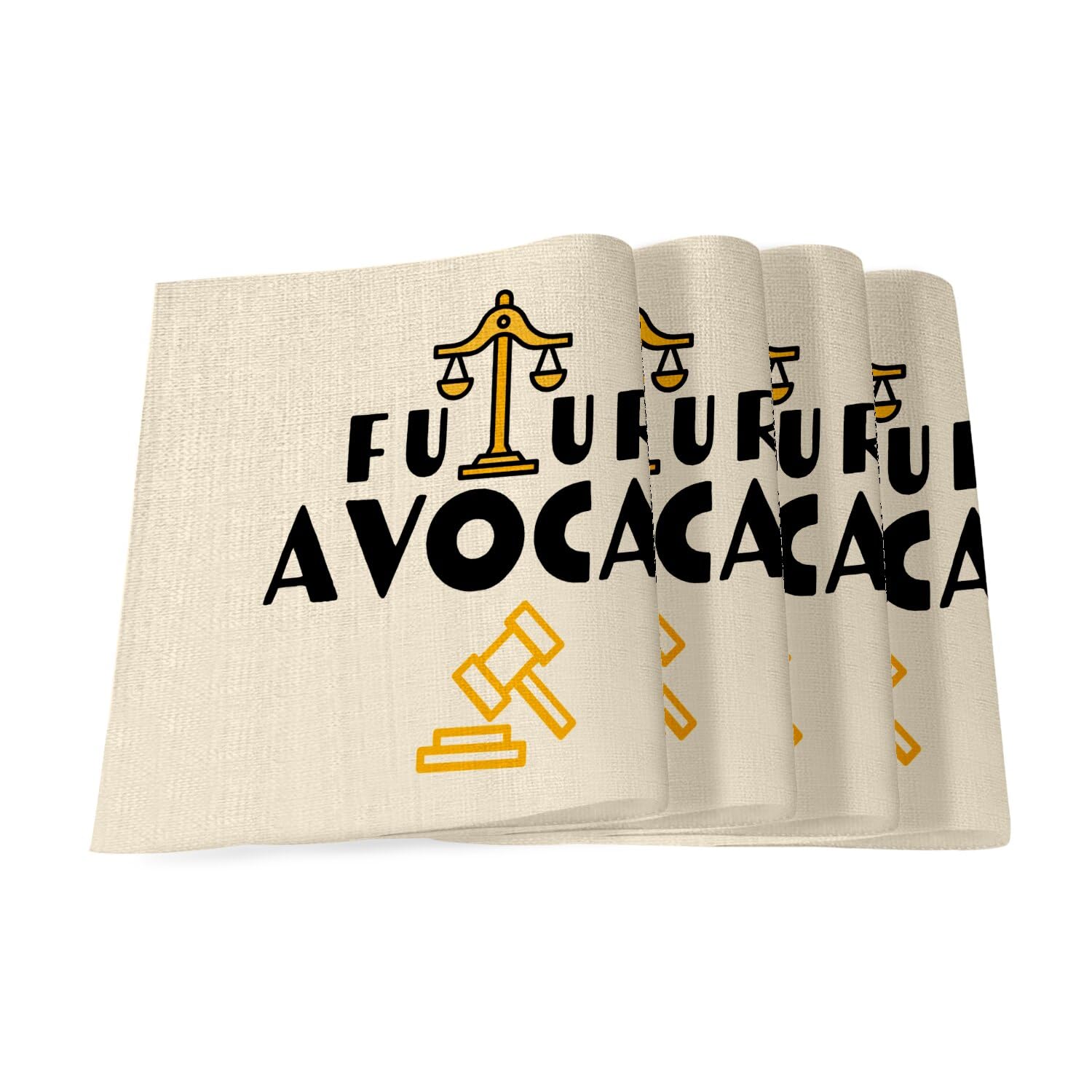 Set de table en lin Futur Avocat 40x28,5 cm protection table contre les taches