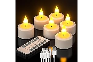 PChero Rechargeable Tea Lights: Create a Cozy Ambiance Anywhere, Anytime