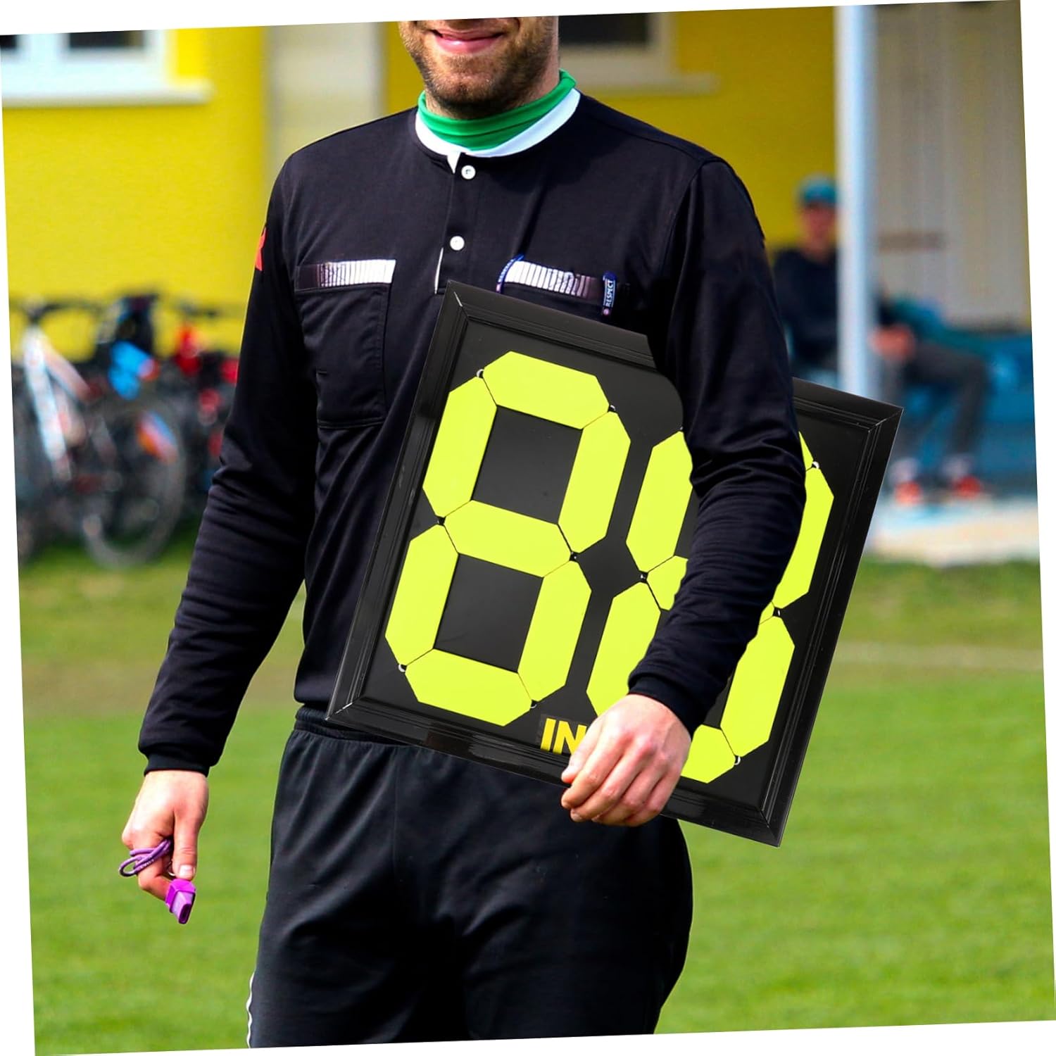 VICASKY Soccer Substitution Board Fluorescent Football Referee Kit Down Indicator Training Equipment