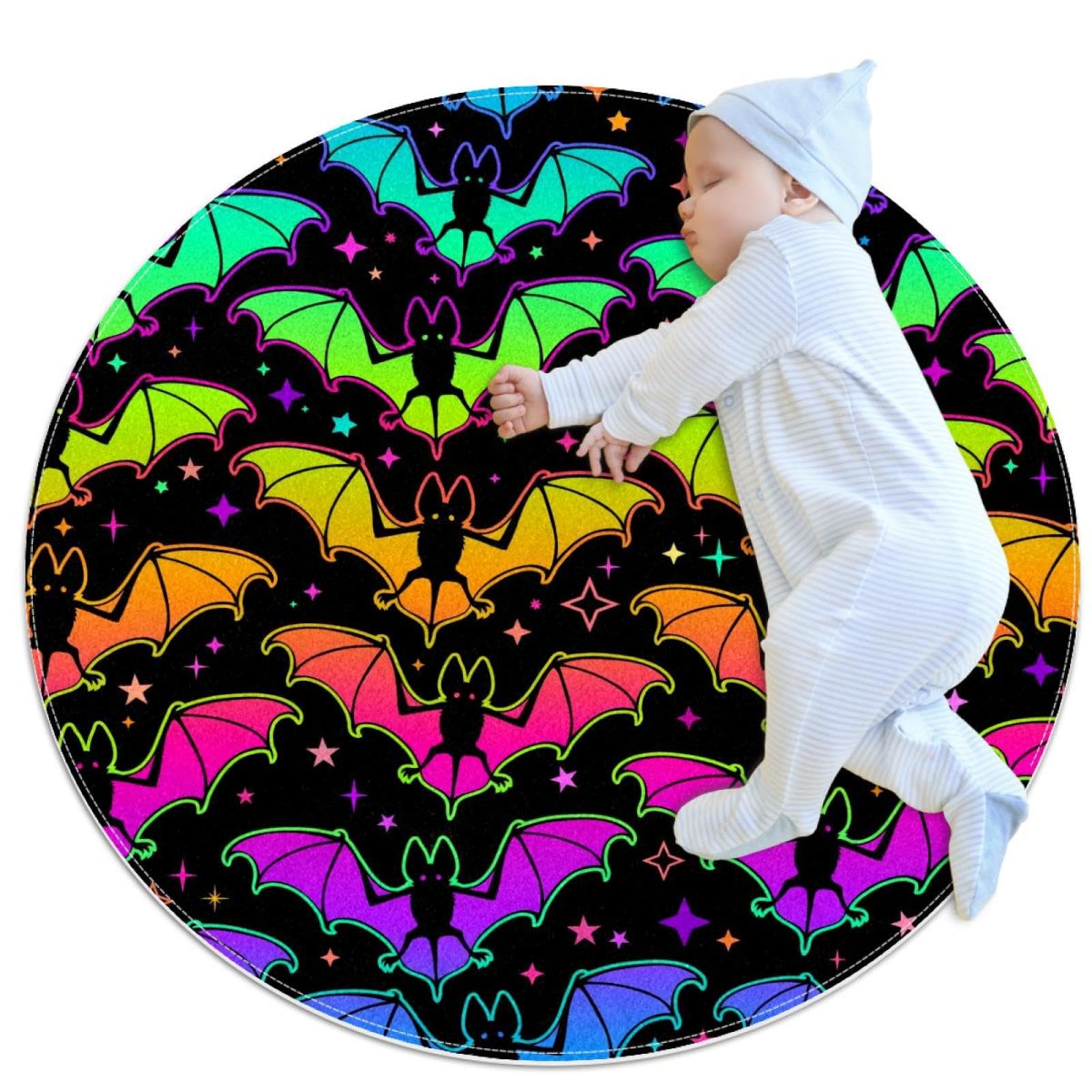 Tapis de salle de bain chauve-souris pour chambre d'enfant et canapé