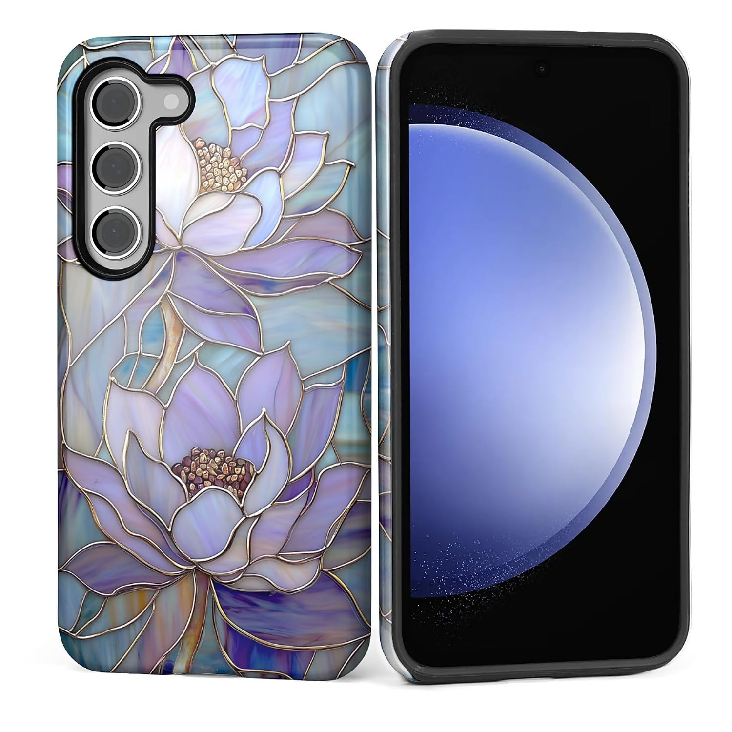 Coque Samsung Galaxy S24 FE antichoc silicone souple fleur de lotus - 8