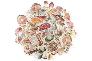 mushroom stationery washi stickers
