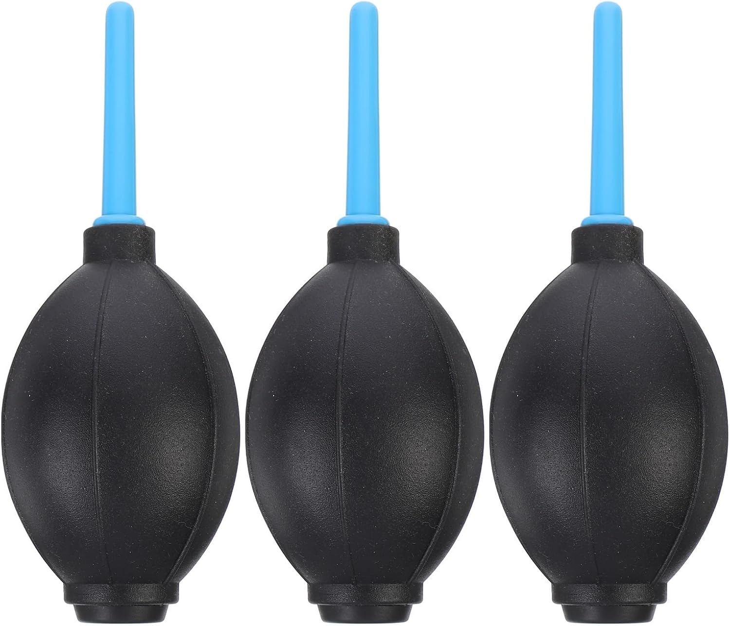 Generic 3pcs Dust Cleaner Air Blower Compressed Air Cleaning Device for DSLR Camera Sensor Lens Filter, Mini Squeeze Ball Pump Suitable for Electronics and Photography Equipment