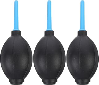 Soplador de Aire Comprimido 3 Unidades para Limpieza de Detectores y Lentes de Cámaras Réflex Digitales, Mini Dispositivo Limpiador de Polvo Portátil para Equipos Electrónicos