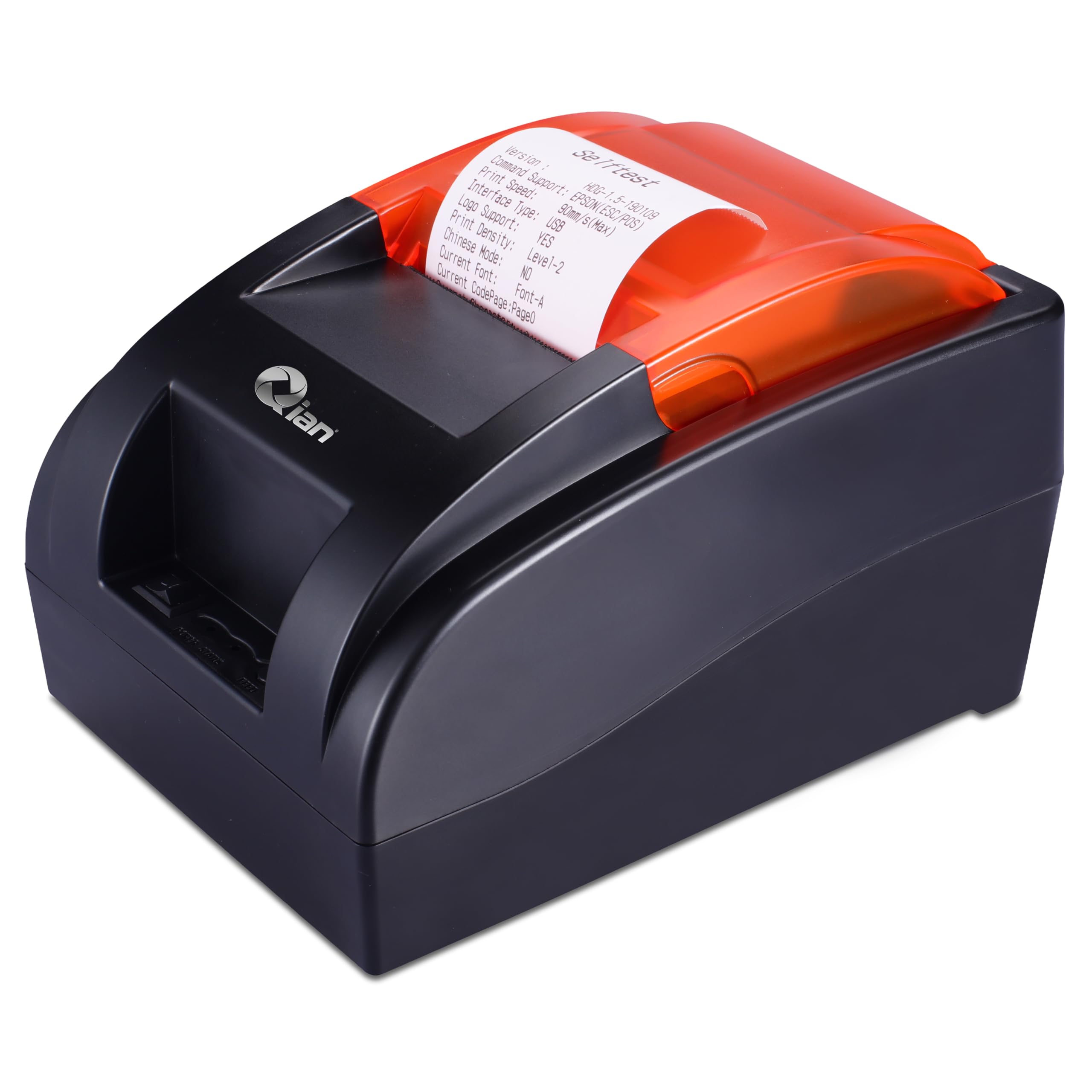 Qian ANJET58 Mini imprimante Thermique POS 58 mm pour Point de Vente Connexion USB Compatible Windows et Linux