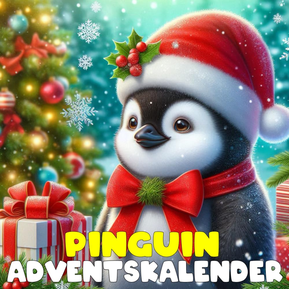 Pinguin Adventskalender: mit 24 Bilder und schönen Fakten bis Weihnachten