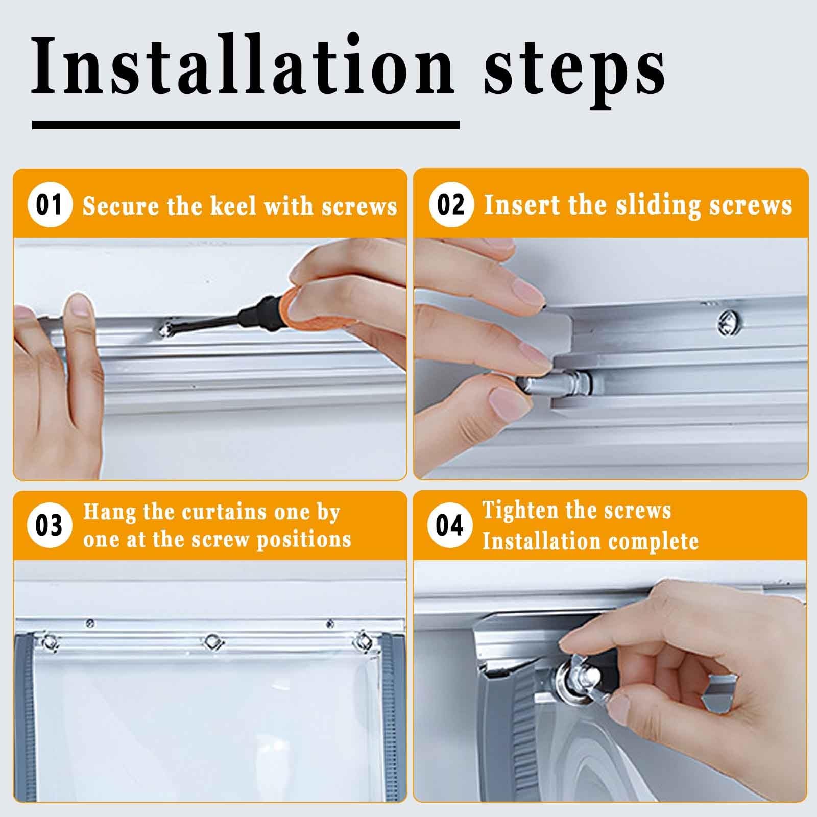 Rideau À Lanière PVC Transparent Rideau De Porte Laniere Plastique Rideaux À Lamelles Verticales Rideau Exterieur Porte Anti Chaleur Impermeable(0.25cm,W50cmxH250cm)