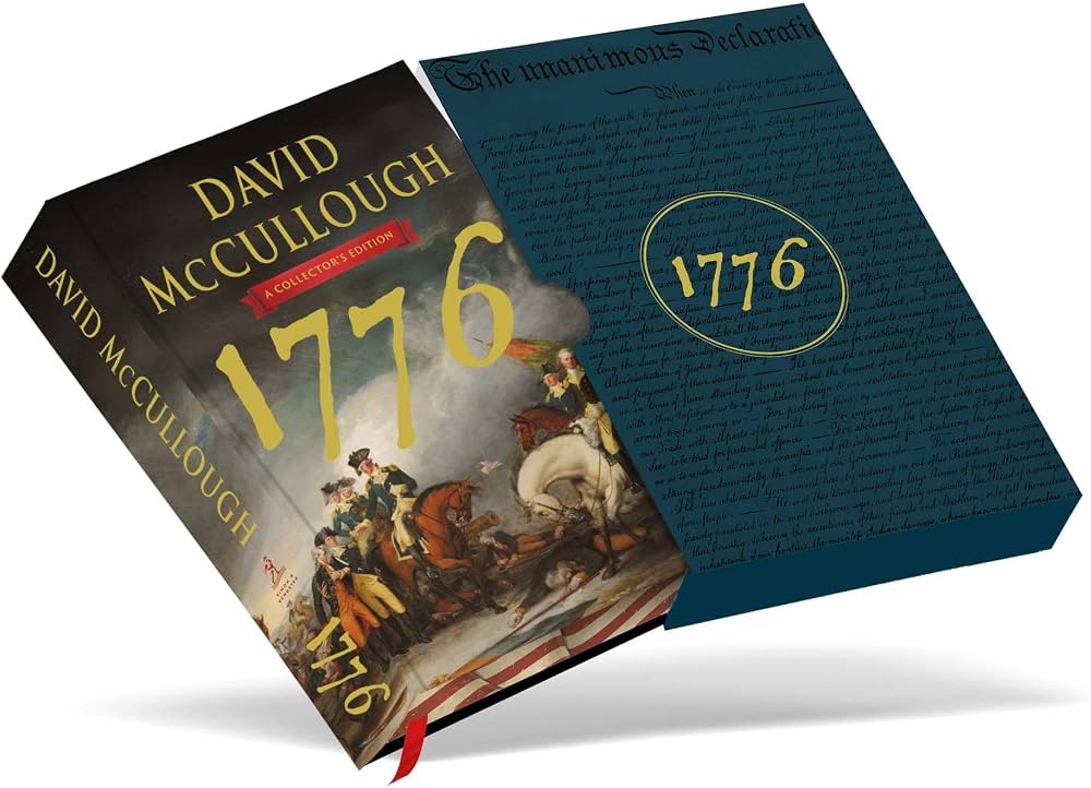 洋書 David Mccullough 1776 Illustrated Editio Amazon.com: 1776 (Deluxe Slipcase Edition): 9781668236918