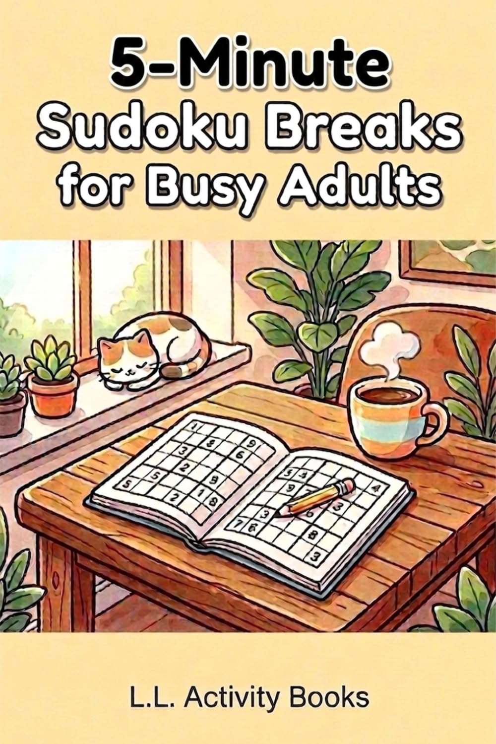 5-Minute Sudoku Break for Busy Adult: Challenge Your Mind with Sudoku to Sharpen Focus and Enhance Problem-Solving Skills