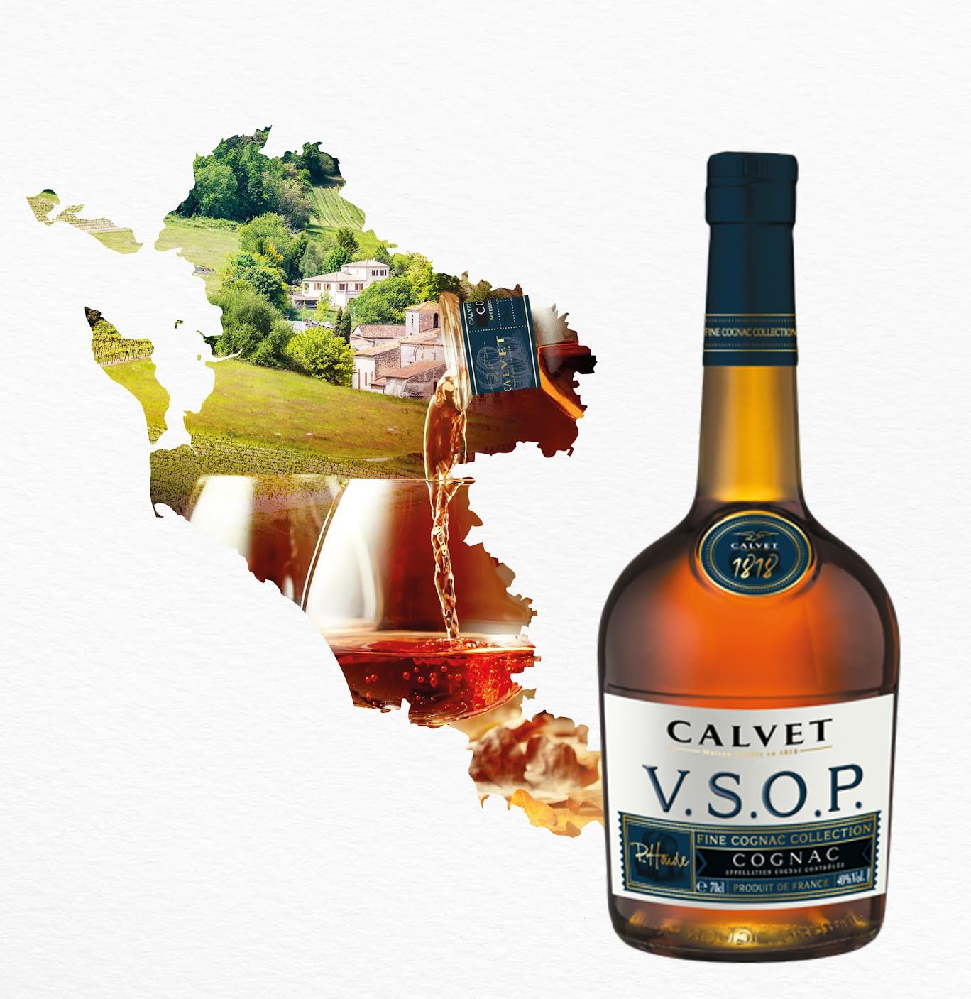 Calvet - Cognac VSOP, Fine Cognac Collection (1 x 0,7L)