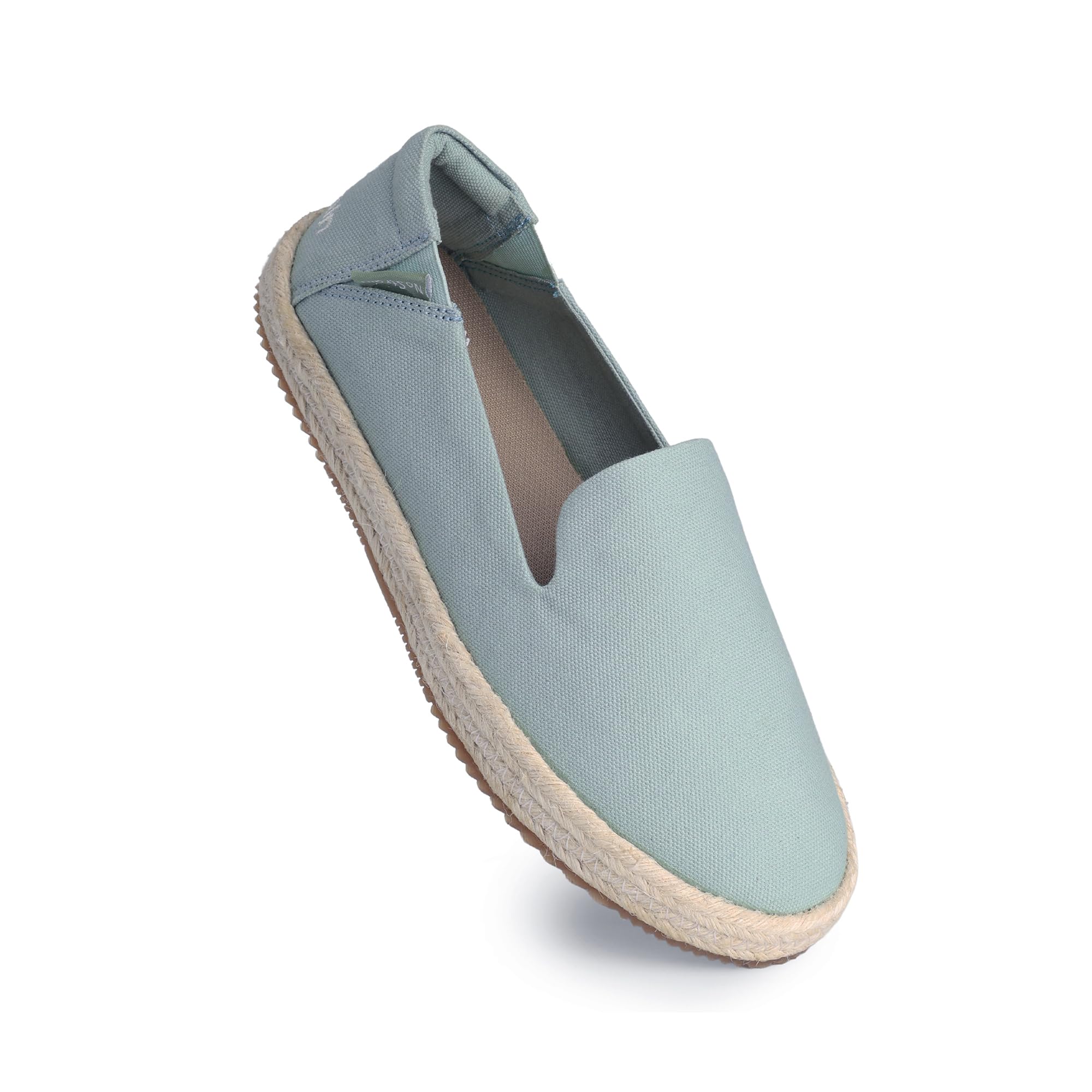 Cotton Canvas Slip-on Shoes | for Women | Espadrilles | Cushioned Ortholite Insole | Stylish & Comfortable | Breathable Canvas Upper | Boat Design | Lightweight Footwear-image-11
