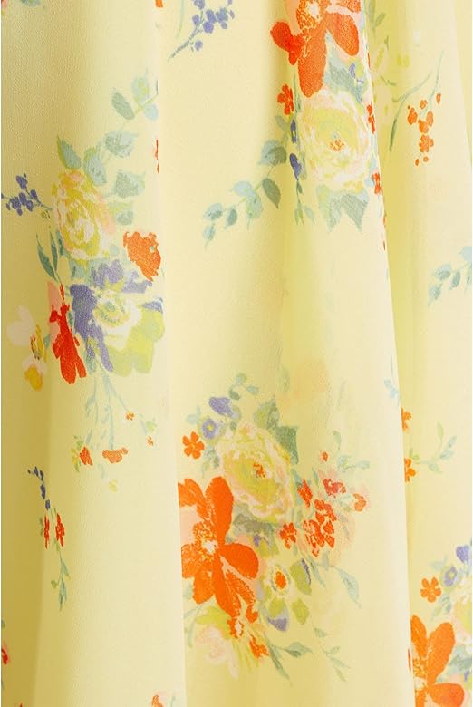 esprit kleid gelb blumen