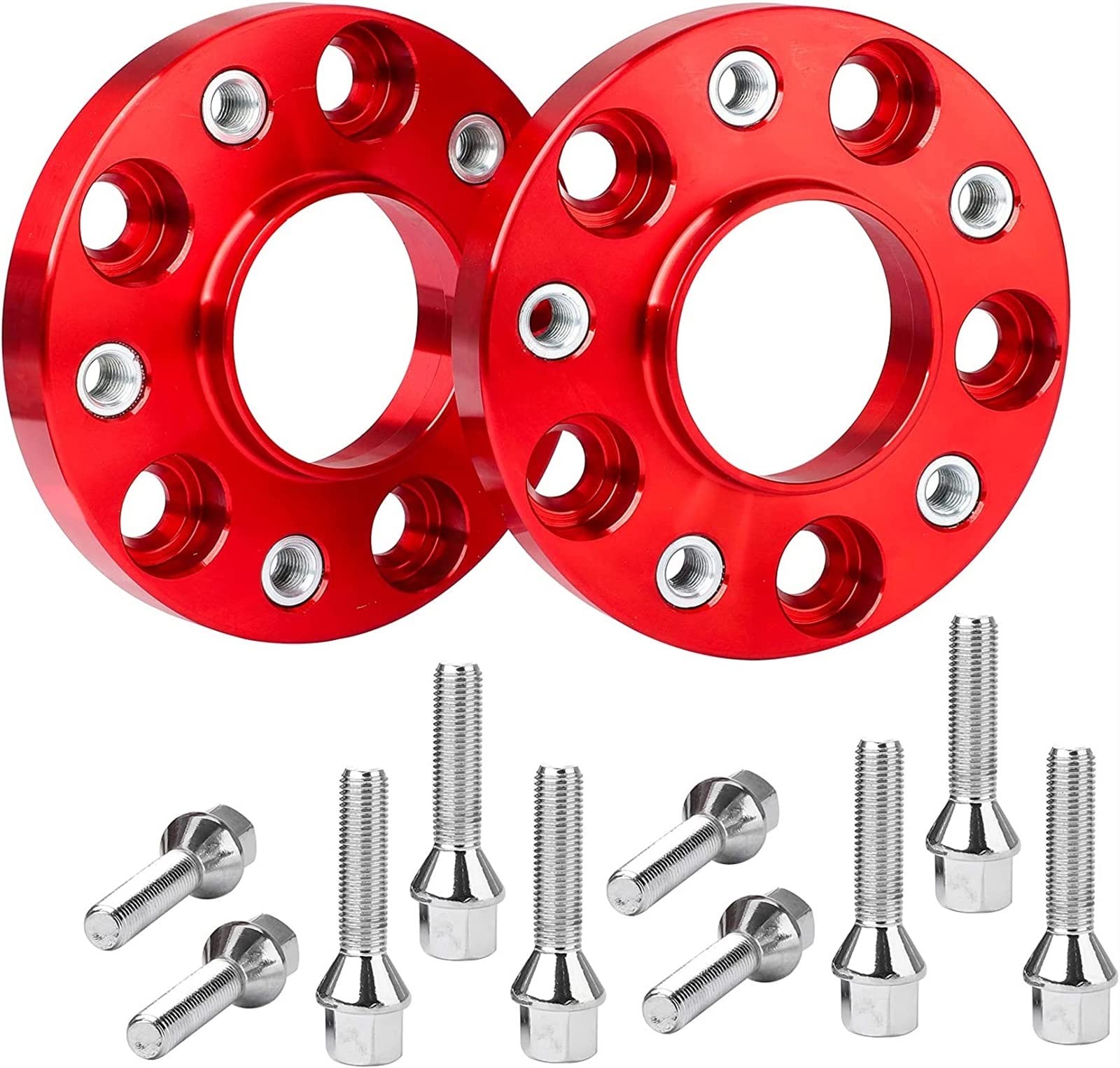 Joints Moyeu Roue Élargis Entretoises De Roue pour Modèles 5 X 112 Mm 20mm avec Boulons M14x1.5 |Nlb: 66,5mm