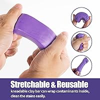 Vista 3 de Barra de arcilla, paquete de 3 unidades, 300g (3x100g) Barras de arcilla mágicas para detalles de automóviles, barras de limpieza automática