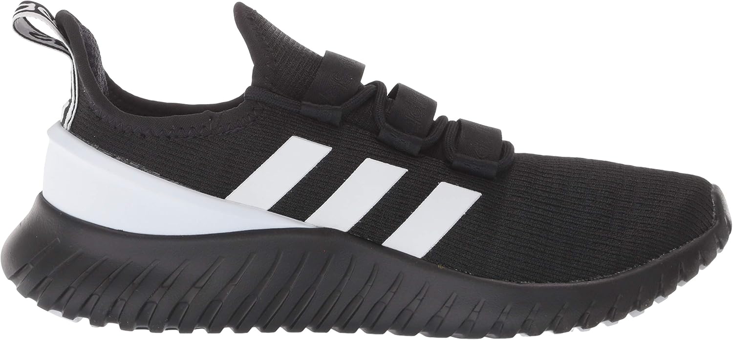 adidas Men's Kaptir Running Shoe 10 Black/White/Black