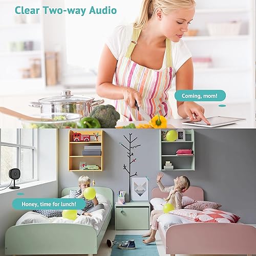 Miniatura 9 de LaView Cámara de seguridad 2K para interiores con cable y cámara de exterior de 1080P inalámbrica con visión nocturna clara, video en vivo 247,