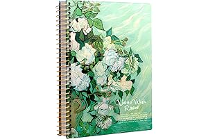 Large Spiral Notebook, B5, 300 Pages, 8x10 Big Notebook