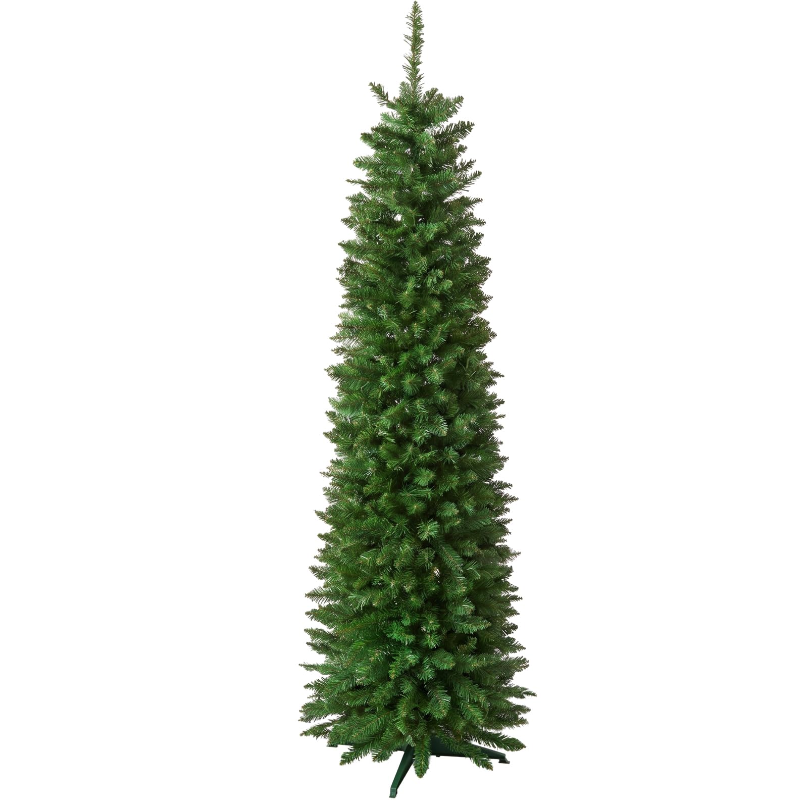 OHS 6ft Pencil Christmas Tree 6ft Xmas Trees Artificial Green, Green