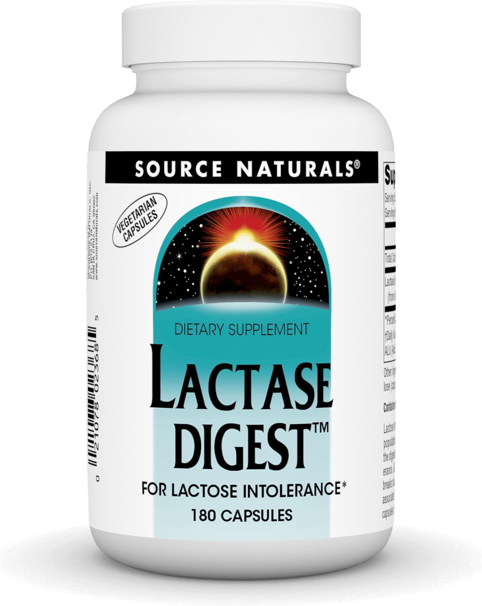 Lactase Digest, for Lactose Intolerance* - 180 Capsules