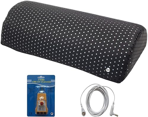 Brand Grounding Pillow - Alfombrillas para debajo del escritorio con cable de conexión a tierra, soporte para cuello, rodilla, pierna (terapia a