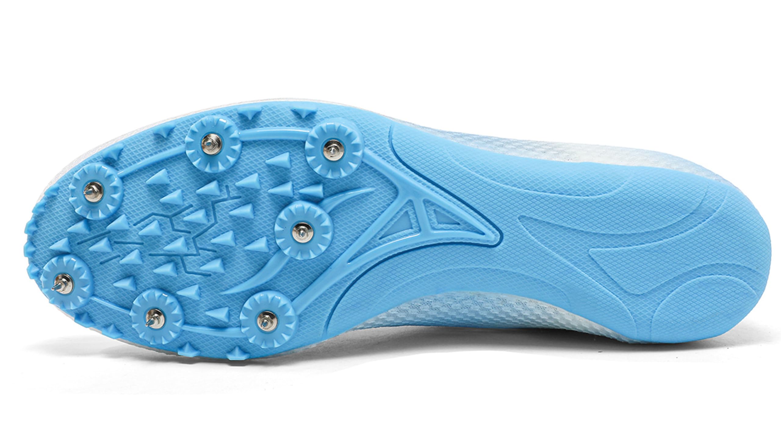 Zapatillas de Atletismo con Pinchos para Correr, Ligeras con Cordones automáticos para Hombre y Mujer