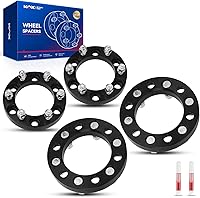 Vista 241 de KAX Espaciadores de rueda 4x4, adaptadores de espaciadores de rueda de 1" con pernos de 1/2" x20, diámetro del cubo de 59 mm, 2 piezas para Xpress