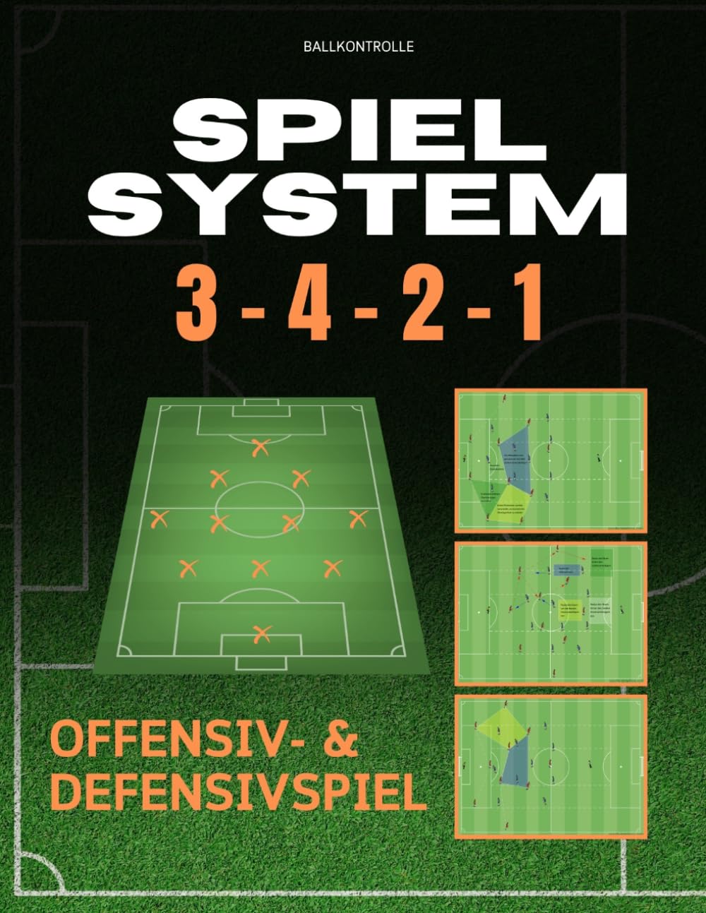 Spielsystem 3-4-2-1 - Fußballtaktik verstehen und anwenden: Offensiv- und Defensivspiel