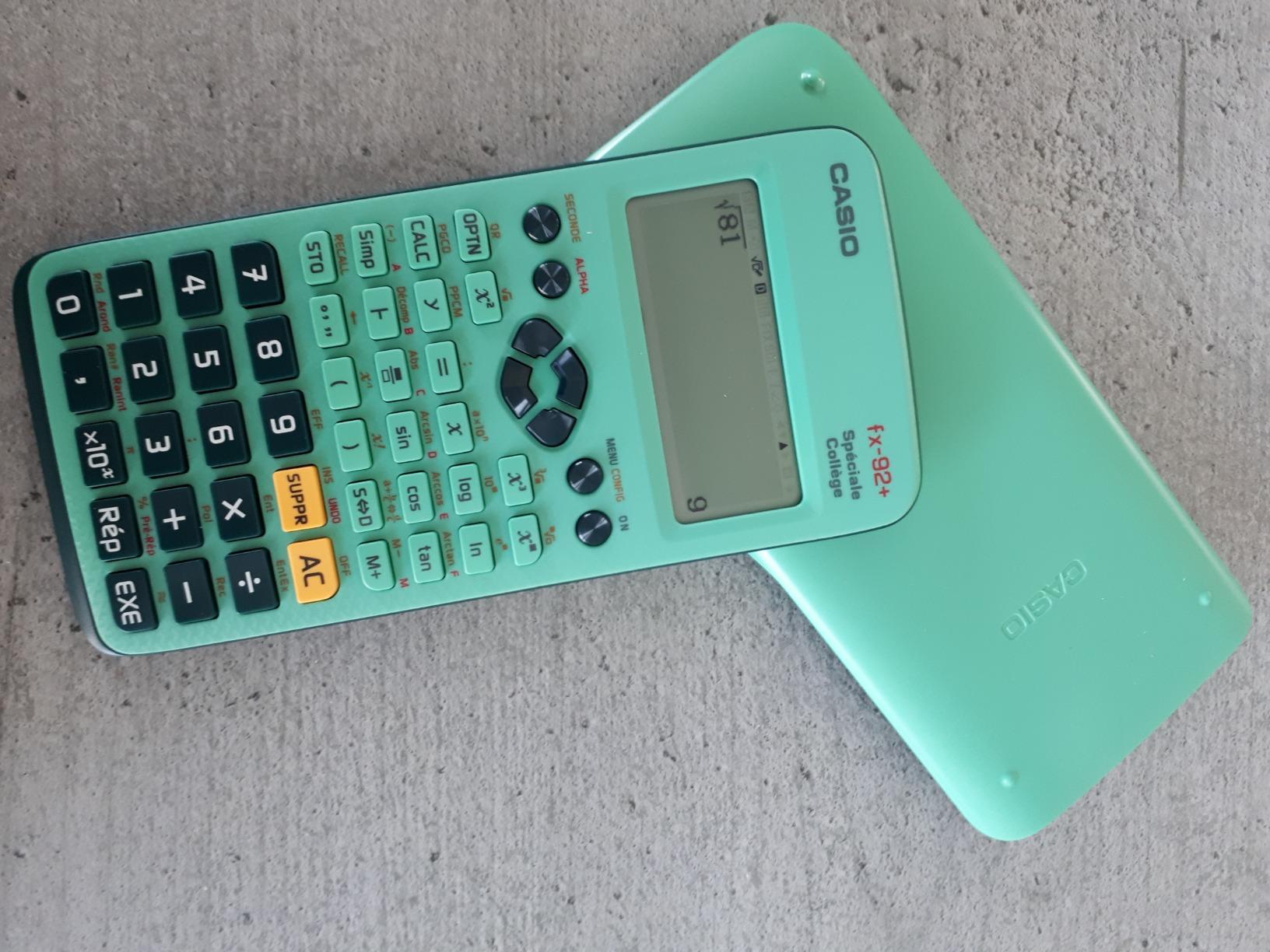 Calculatrice scientifique CASIO fx-92+Spéciale collège : Amazon.fr
