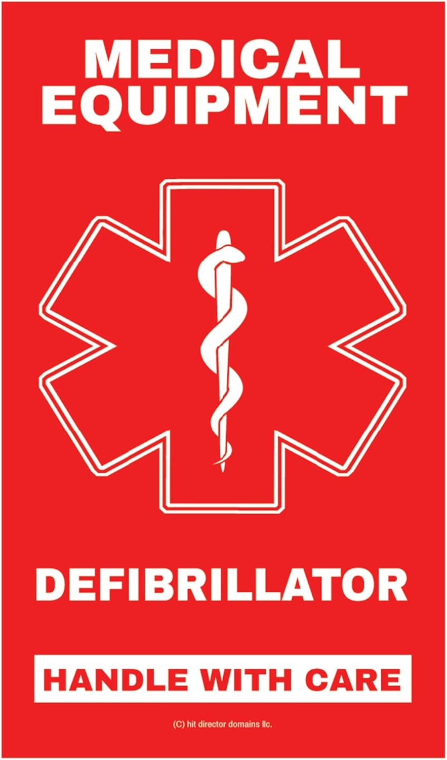 Defibrillator Medical Equipment Luggage Tag Handle with