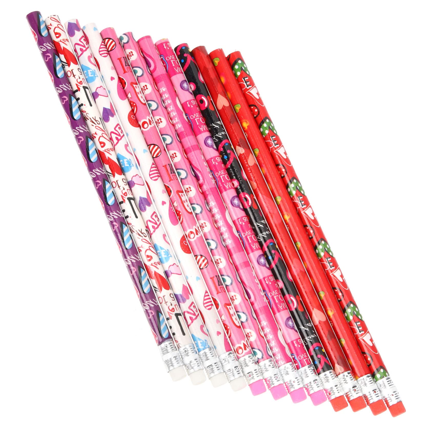 192pièces Crayons De Couleur Cartoon Crayons Effaçables Pour Garçon Fille Fournitures Scolaires Et Dessin Anniversaire Pour Et Bureau