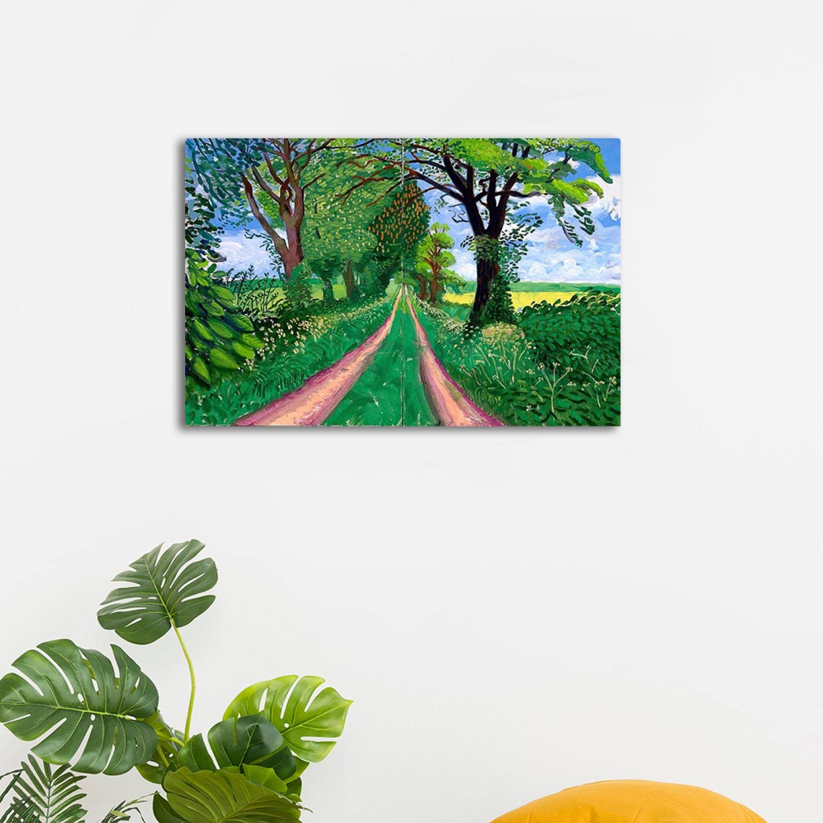 David Hockney Famous Painting Print on Canvas
