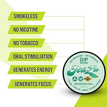 Amazon.com: TeaZA Energy Pouches, Tobacco Free Nicotine Free