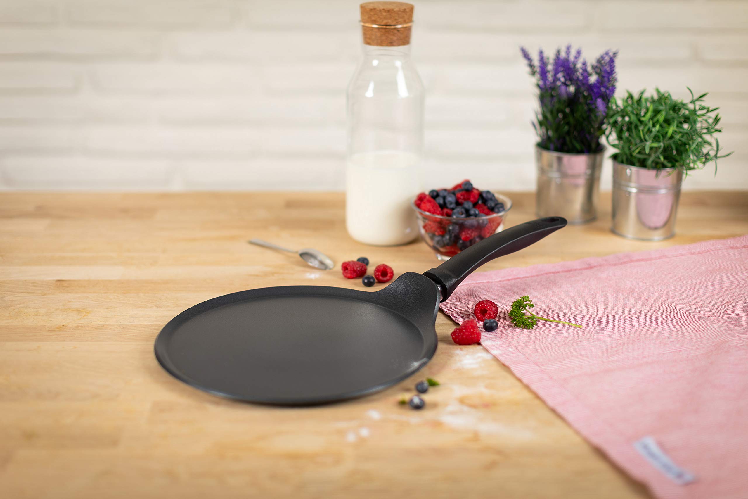 KUHN RIKON Easy Induction Crêpes-Pfanne, 25 cm Aluminium Bratpfanne