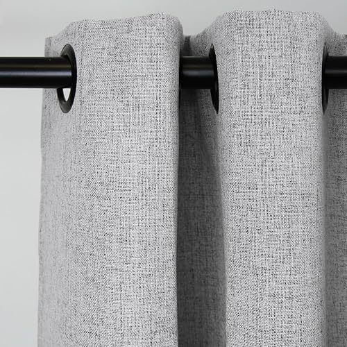 Miniatura 2 de Moondream, Cortina de aislamiento acústico Mars 3 en 1, cortina opaca y aislamiento térmico, ojales, 52 pulgadas de ancho x 63 pulgadas de largo,