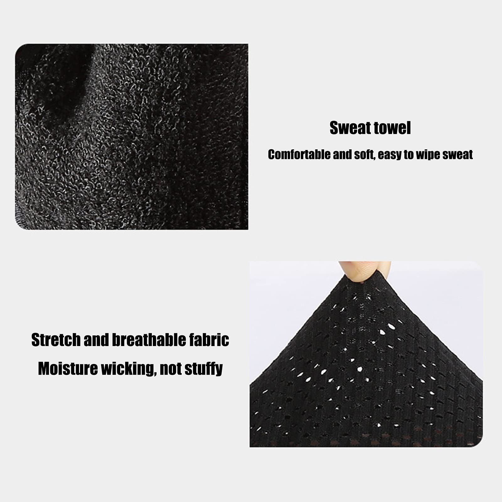 Guanti da guida senza dita, guanti sportivi, guanti mezze dita, guanti for sollevamento pesi, allenamento in palestra, guanti fitness for uomini e donne con supporto for il polso e protezione completa
